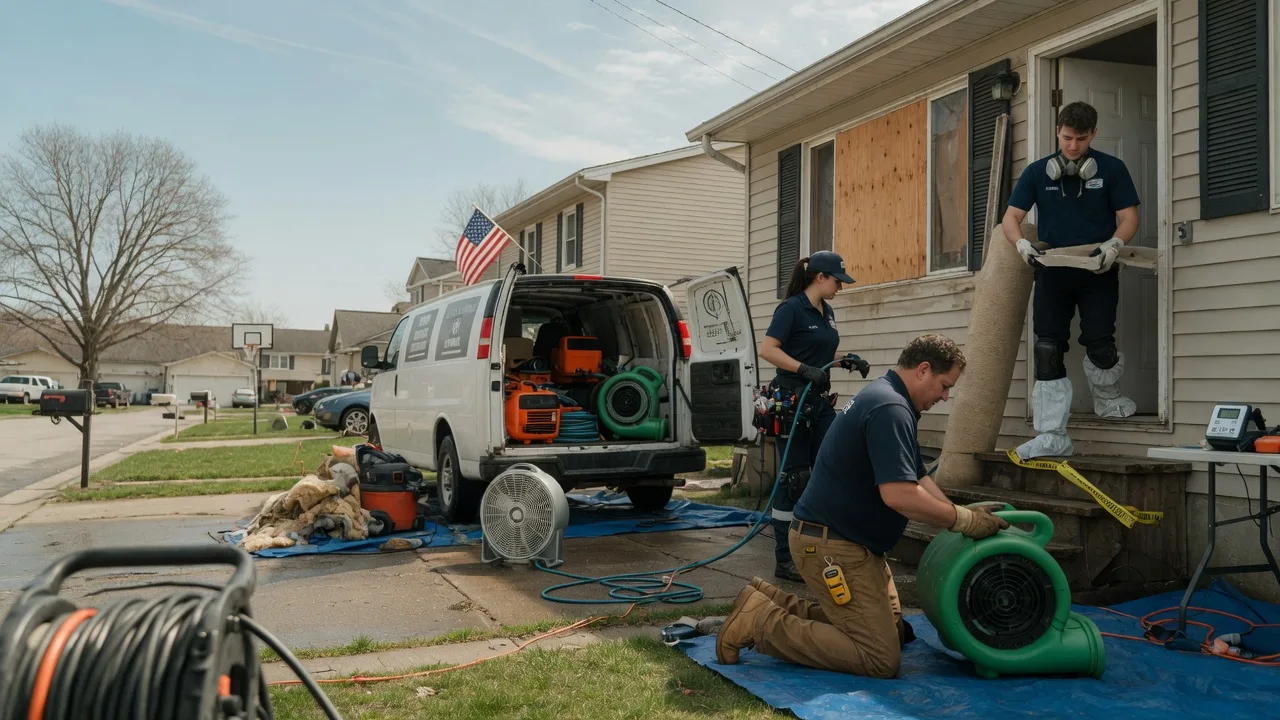 Water Damage Restoration in Nelsonville, OH near me